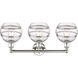 Edison Rochester 3 Light 26 inch Polished Nickel Bath Vanity Light Wall Light