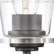 Scarlett 2 Light 13.5 inch Matte Black Bath Vanity Light Wall Light