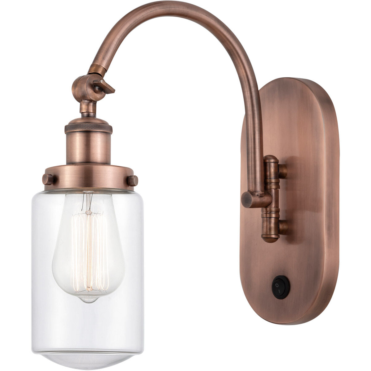 Franklin Restoration Dover 1 Light 5 inch Antique Copper Sconce Wall Light