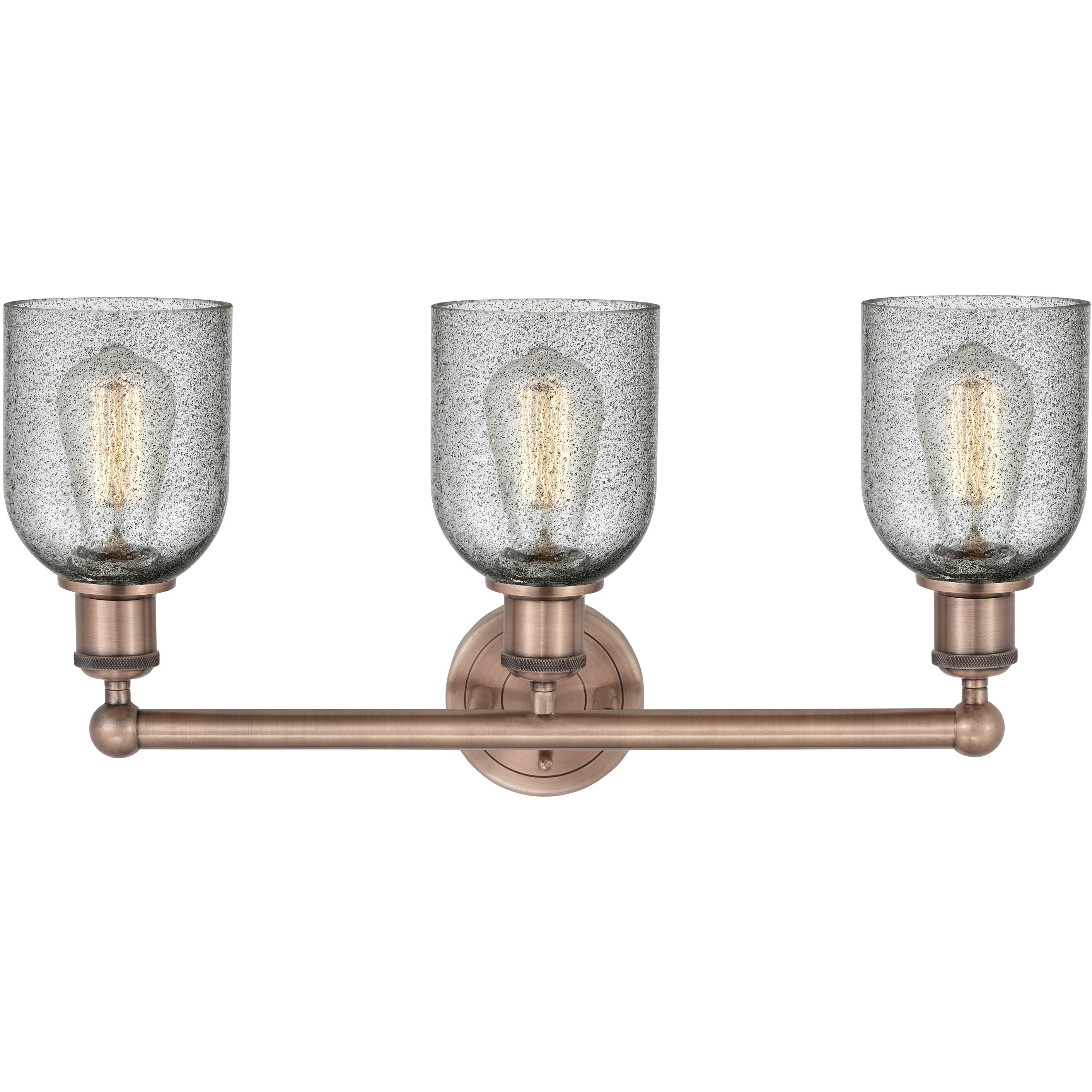 Caledonia 3 Light 23 inch Antique Copper Bath Vanity Light Wall Light in Charcoal