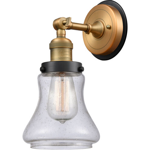 Franklin Restoration Bellmont 1 Light 7 inch Brushed Brass Sconce Wall Light