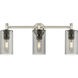 Downtown Urban Crown Point 3 Light 23.88 inch Bathroom Vanity Light