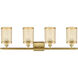 Nestbrook 4 Light 36 inch Satin Gold Bath Vanity Light Wall Light