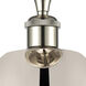 Ballston Dome LED 16 inch Polished Nickel Semi-Flush Mount Ceiling Light