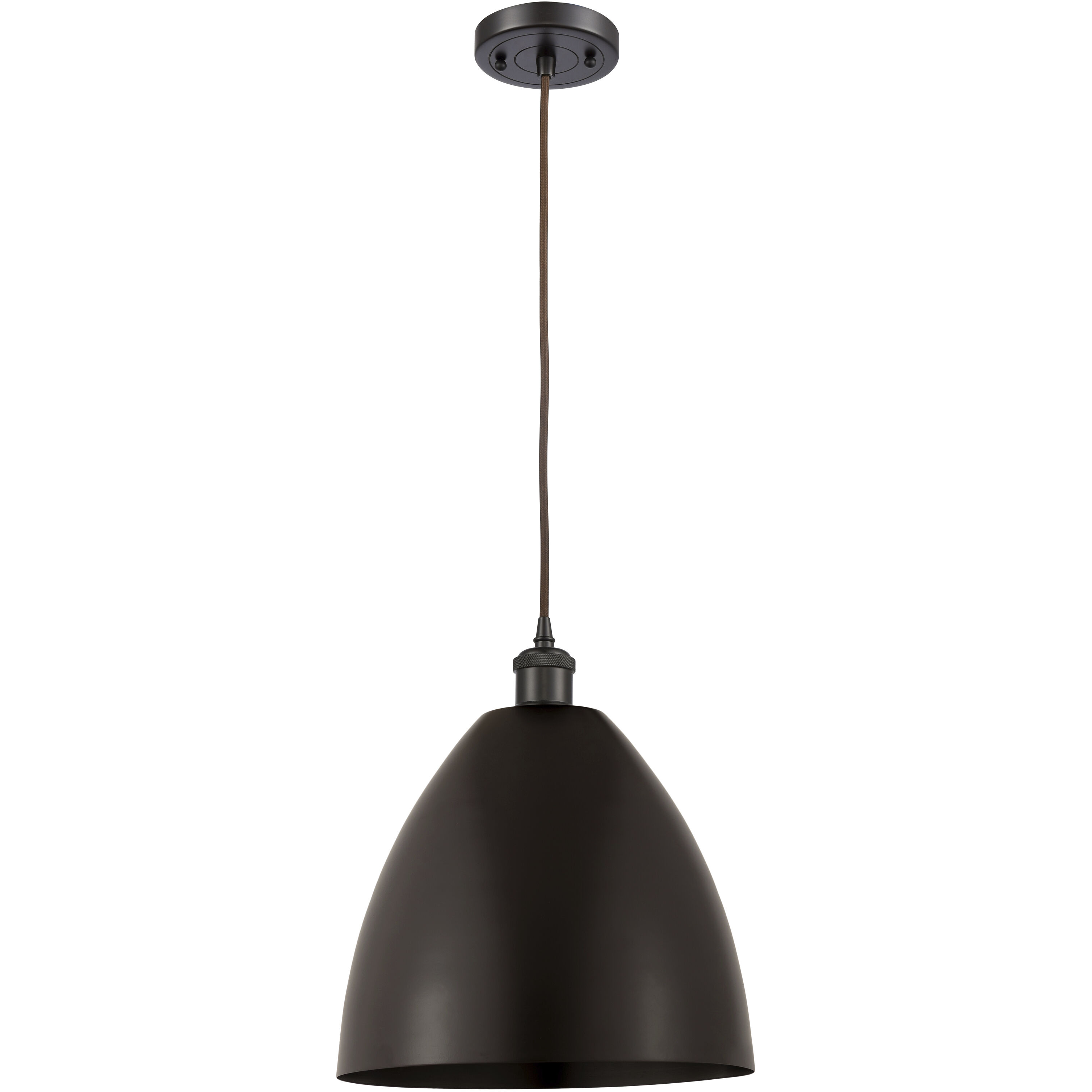 Ballston Dome 1 Light 12 inch Oil Rubbed Bronze Mini Pendant Ceiling Light