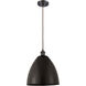 Ballston Dome 1 Light 12 inch Oil Rubbed Bronze Mini Pendant Ceiling Light