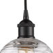 Edison Belfast LED 6 inch Matte Black Mini Pendant Ceiling Light