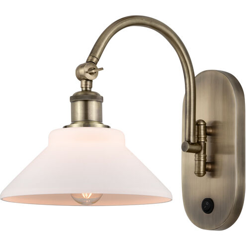 Ballston Orwell 1 Light 8 inch Antique Brass Sconce Wall Light