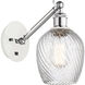 Ballston Salina LED 5 inch White and Polished Chrome Sconce Wall Light