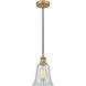 Edison Hanover 1 Light 6 inch Brushed Brass Mini Pendant Ceiling Light