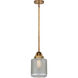 Nouveau 2 Stanton 1 Light 6 inch Brushed Brass Mini Pendant Ceiling Light