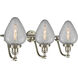 Franklin Restoration Geneseo 3 Light 28 inch Brushed Satin Nickel Bath Vanity Light Wall Light, Franklin Restoration