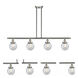 Ballston Beacon LED 48 inch Brushed Satin Nickel Island Light Ceiling Light in Seedy Glass, Ballston