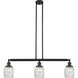 Franklin Restoration Colton 3 Light 38 inch Oil Rubbed Bronze Island Light Ceiling Light, Franklin Restoration