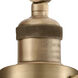 Franklin Restoration Appalachian LED 8 inch Brushed Brass Sconce Wall Light, Franklin Restoration