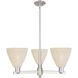 Natural Ballston Dome 3 Light 17.63 inch Chandelier