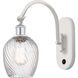 Ballston Salina LED 5 inch White and Polished Chrome Sconce Wall Light