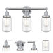 Dover 3 Light 24.5 inch Polished Chrome Bath Vanity Light Wall Light