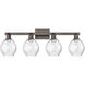 Arcadia Waverly 4 Light 33 inch Oil Rubbed Bronze Bath Vanity Light Wall Light