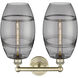 Edison Vaz 2 Light 17 inch Antique Brass Bath Vanity Light Wall Light