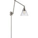 Large Cone 30 inch 3.50 watt Satin Nickel Swing Arm Wall Light, Franklin Restoration