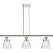 Ballston Small Cone 3 Light 36.00 inch Island Light