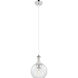 Downtown Urban Astor 1 Light 8 inch Polished Nickel Mini Pendant Ceiling Light