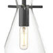 Auralume Colden LED 24 inch Matte Black Bath Vanity Light Wall Light