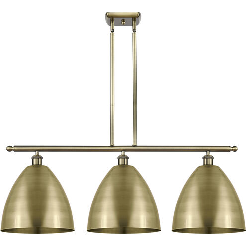 Ballston Dome LED 38.5 inch Antique Brass Island Light Ceiling Light
