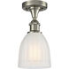 Edison Brookfield 1 Light 5.75 inch Semi-Flush Mount