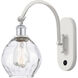 Ballston Waverly 1 Light 6 inch White and Polished Chrome Sconce Wall Light