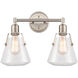 Luna LED 18 inch Satin Nickel Bath Vanity Light Wall Light