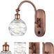 Ballston Athens Deco Swirl LED 6 inch Antique Copper Sconce Wall Light