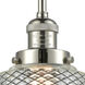 Franklin Restoration Stanton 1 Light 6 inch Polished Nickel Mini Pendant Ceiling Light, Franklin Restoration
