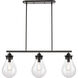Genesis LED 39 inch Matte Black Island Light Ceiling Light