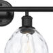 Edison Waverly 4 Light 33 inch Matte Black Bath Vanity Light Wall Light