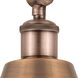 Ballston Cone 1 Light 8 inch Antique Copper Sconce Wall Light