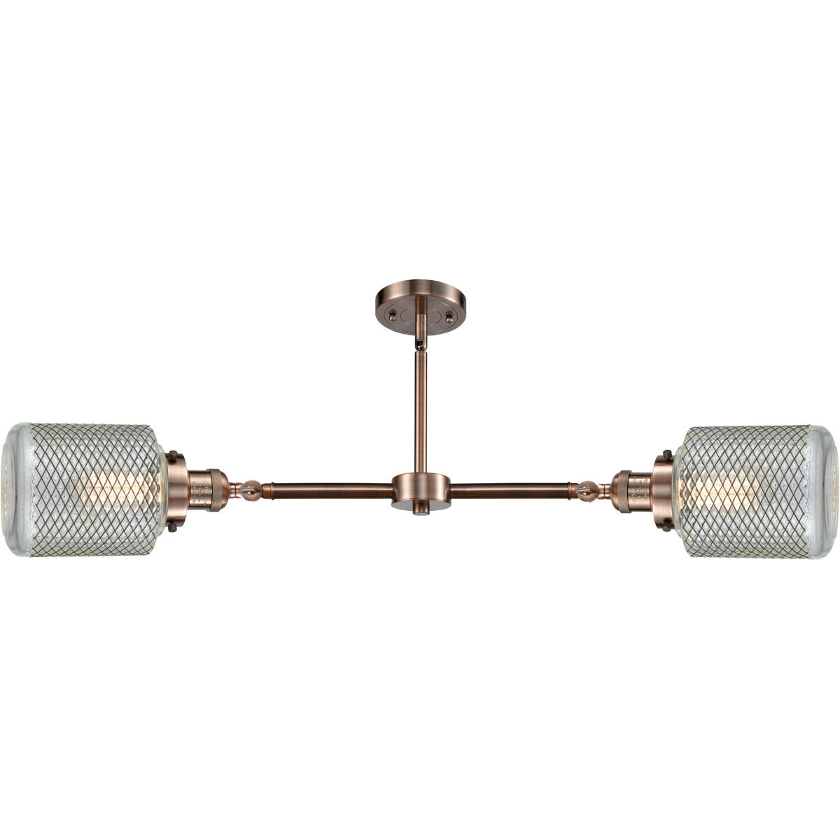 Franklin Restoration Stanton LED 23 inch Antique Copper Chandelier Ceiling Light, Franklin Restoration