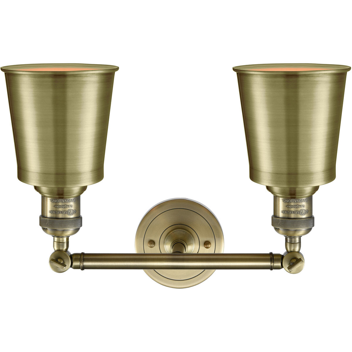 Franklin Restoration Addison LED 16 inch Antique Brass Bath Vanity Light Wall Light, Franklin Restoration