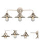 Nouveau 2 Railroad LED 26 inch Polished Nickel Bath Vanity Light Wall Light