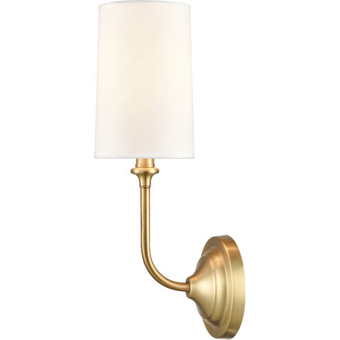 Giselle LED 5 inch Satin Gold Sconce Wall Light