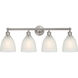 Edison Castile 4 Light 33.00 inch Bathroom Vanity Light
