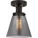 Cone 1 Light 6.5 inch Oil Rubbed Bronze Semi-Flush Mount Ceiling Light