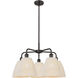 Ballston Bristol Natural 5 Light 27.5 inch Oil Rubbed Bronze Chandelier Ceiling Light