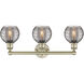 Edison Athens Deco Swirl 3 Light 23.88 inch Antique Brass Bath Vanity Light Wall Light