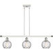 Ballston Athens Water Glass 3 Light 36.00 inch Island Light