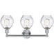 Waverly 3 Light 24 inch Polished Chrome Bath Vanity Light Wall Light in Clear Glass