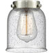 Franklin Restoration Bell 1 Light 5 inch Polished Nickel Mini Pendant Ceiling Light in Incandescent, Seedy