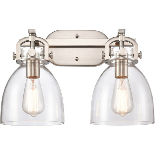 Newton Bell LED 17 inch Brushed Satin Nickel Bath Vanity Light Wall Light
