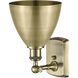 Ballston Dome 1 Light 8 inch Antique Brass Sconce Wall Light